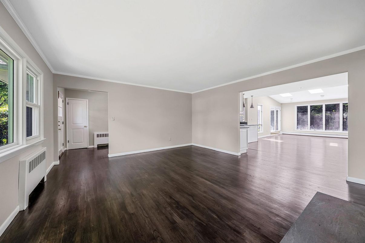 Empty room, Interior, Wood Texture Flooring