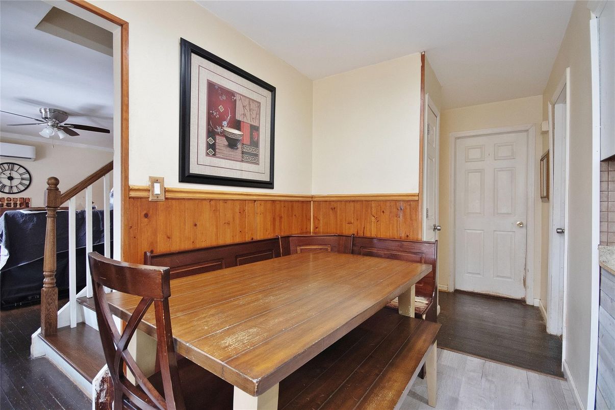 Dining room, Interior, Wood Texture Flooring