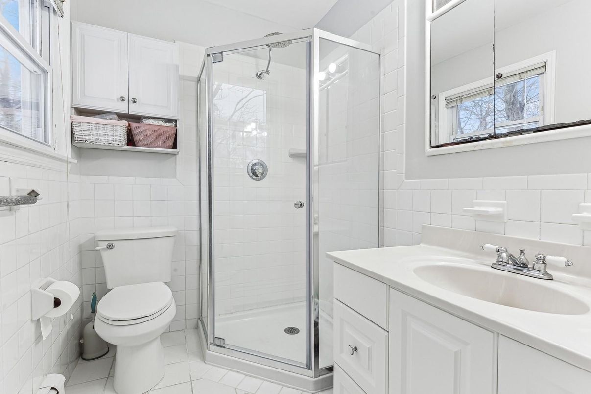 Bathroom, Glass Shower, Interior, Marble