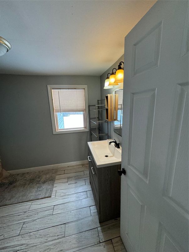 Bathroom, Interior, Wood Texture Flooring