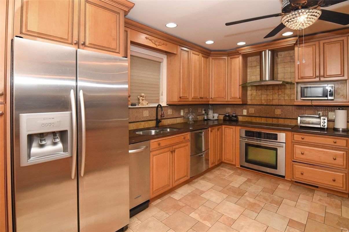 Interior, Kitchen, Recessed Lighting, Stainless Steel Appliances