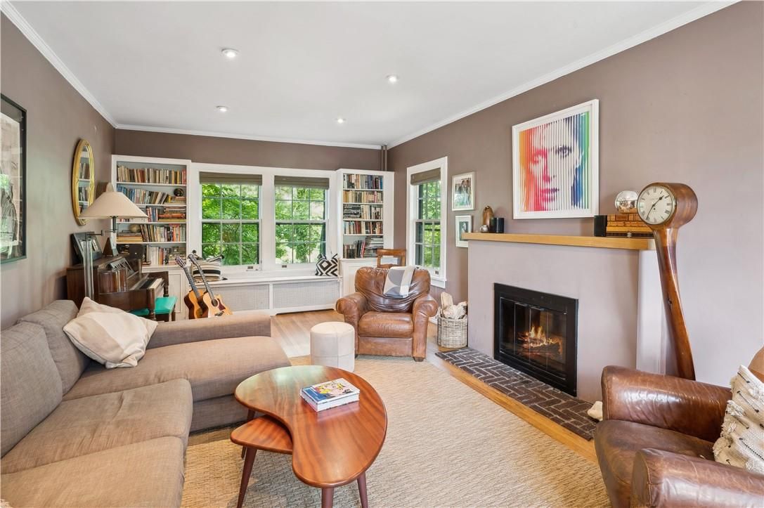 Fireplace, Interior, Living room, Recessed Lighting