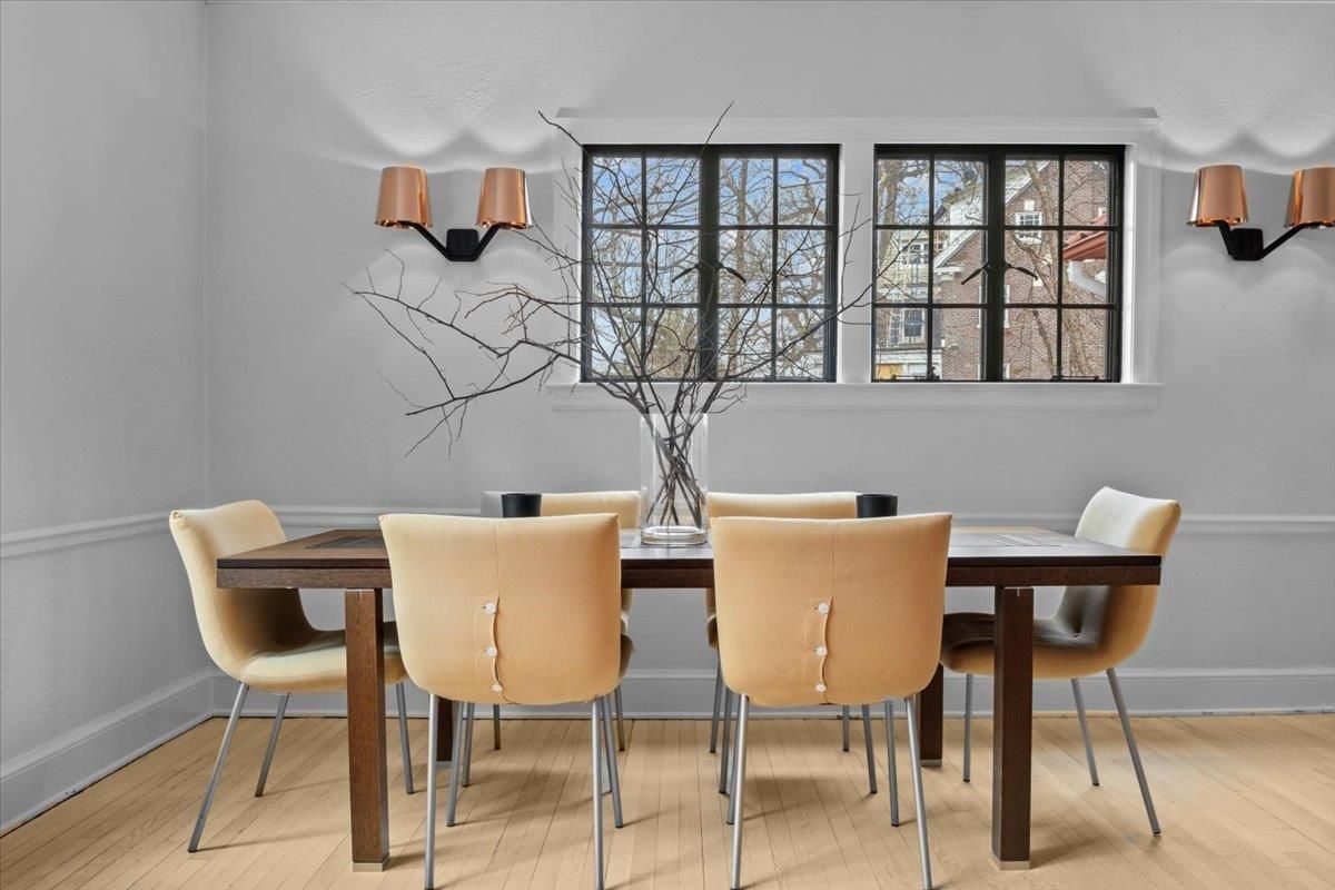 Dining room, Interior, Wood Texture Flooring