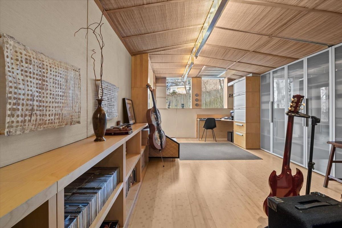 Home Office, Interior, Wood Texture Flooring