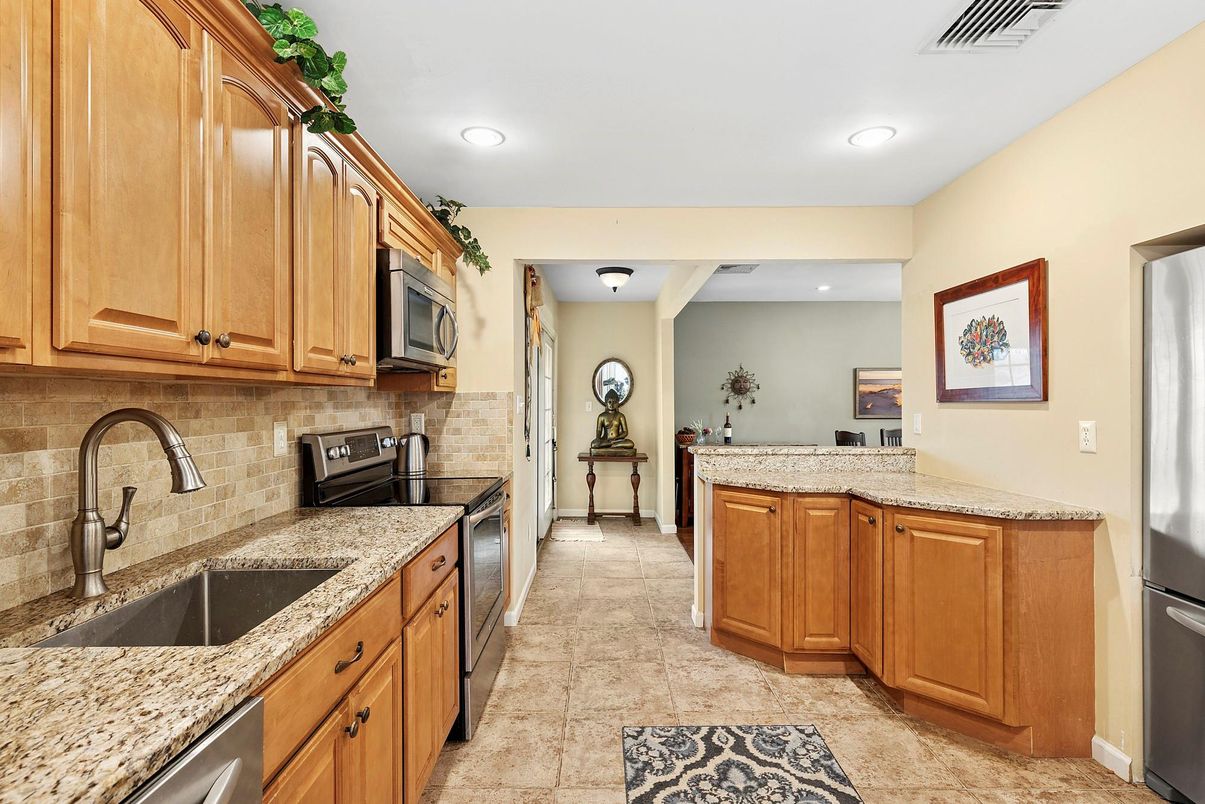 Interior, Kitchen, Recessed Lighting, Stainless Steel Appliances