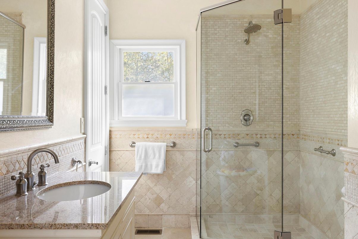 Bathroom, Glass Shower, Interior