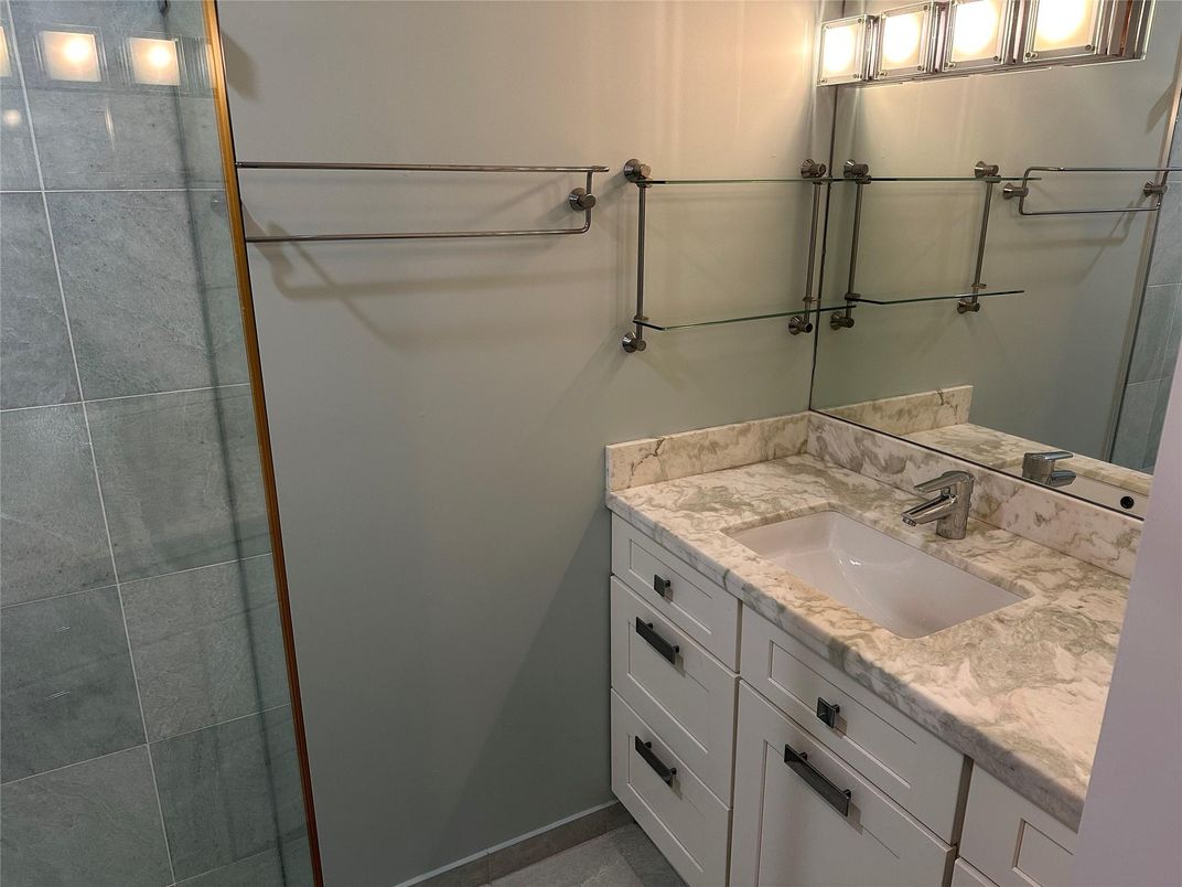 Bathroom, Dual Sink Vanities, Glass Shower, Interior