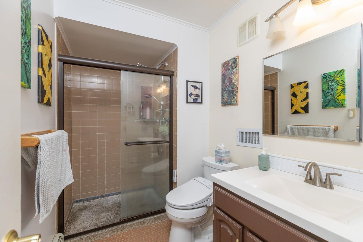 Bathroom, Glass Shower, Interior