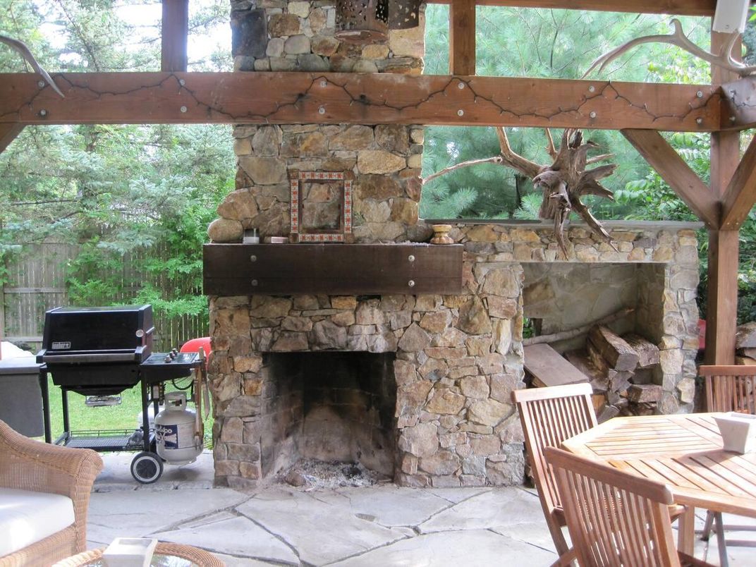 Exterior, Fireplace
