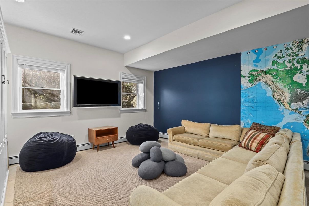Interior, Living room, Recessed Lighting