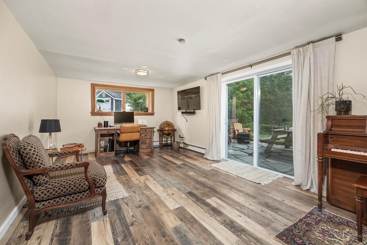 Home Office, Interior, Wood Texture Flooring