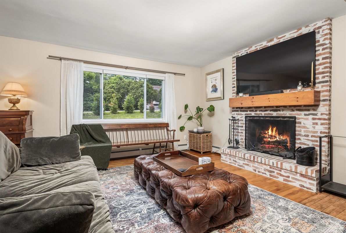 Fireplace, Interior, Living room, Wood Texture Flooring