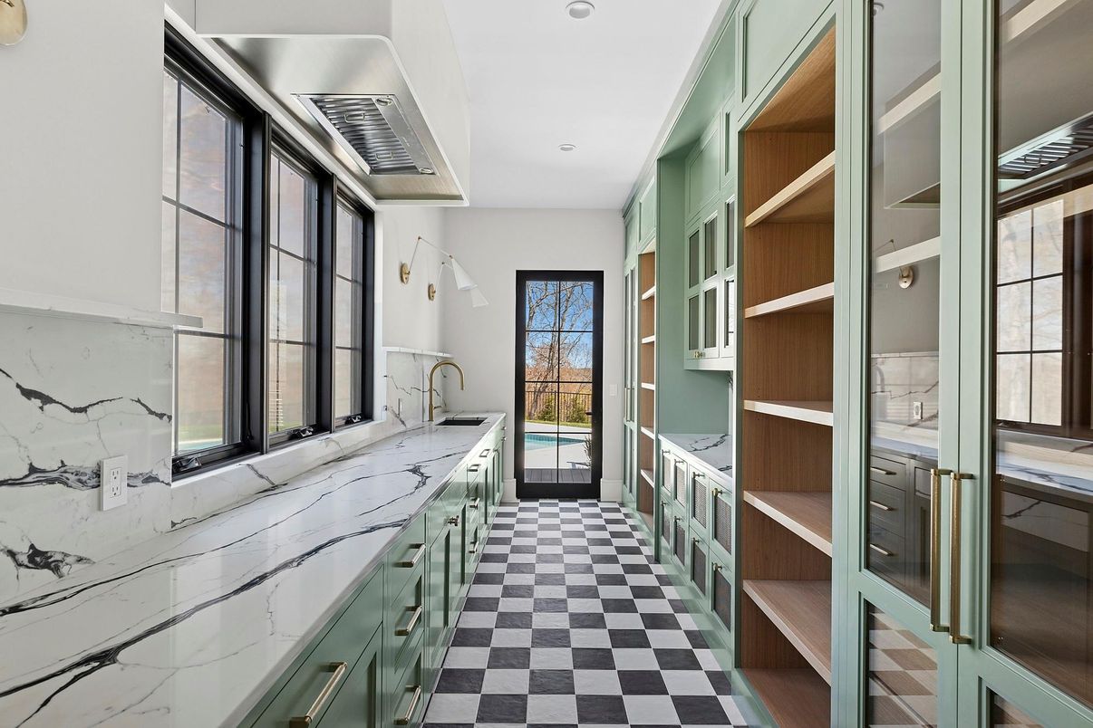 Interior, Marble Walls, Recessed Lighting