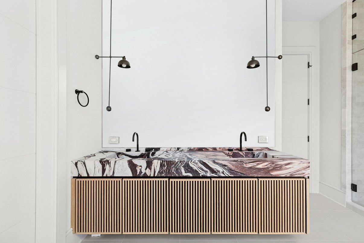 Bathroom, Glass Shower, Interior