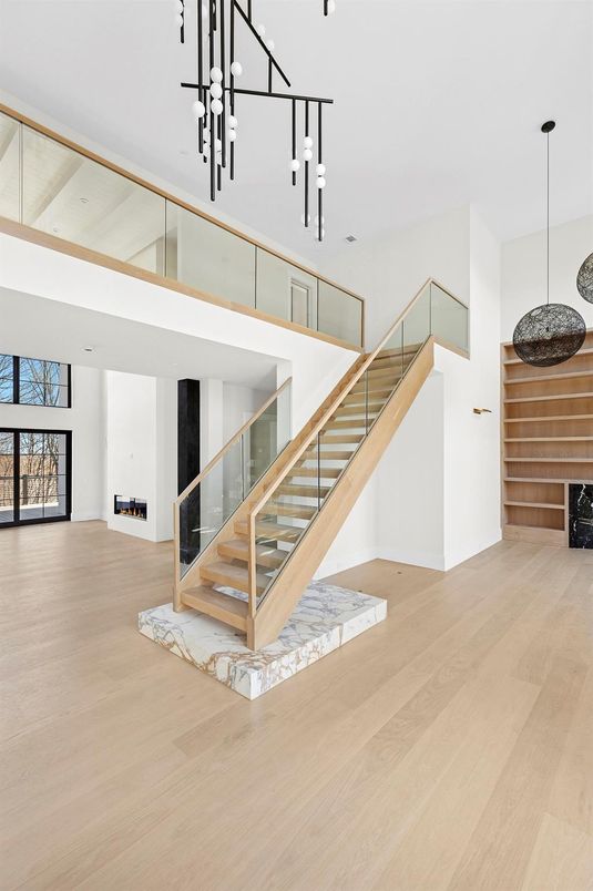 Interior, Pendant Lights, Wood Texture Flooring
