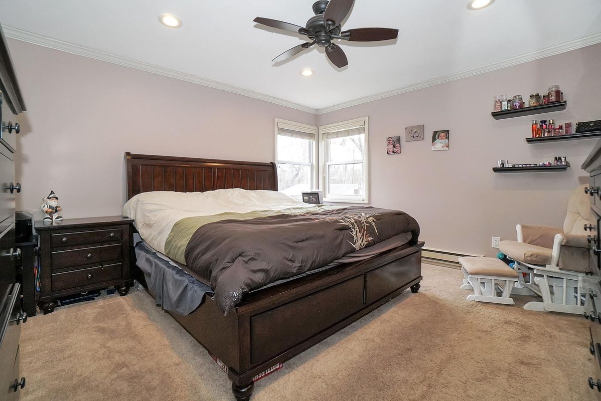 Bedroom, Interior, Recessed Lighting