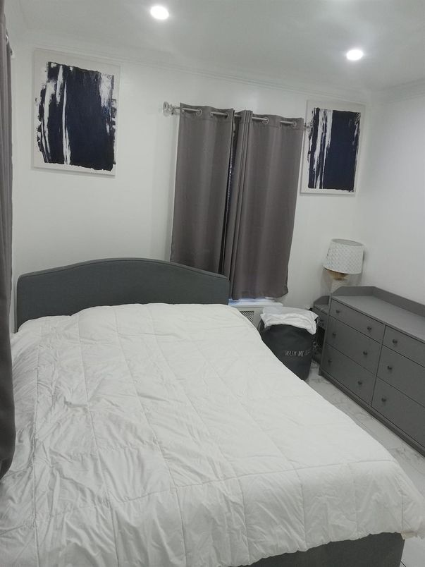 Bedroom, Interior, Marble, Recessed Lighting
