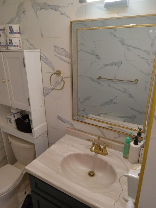Bathroom, Interior, Marble Walls