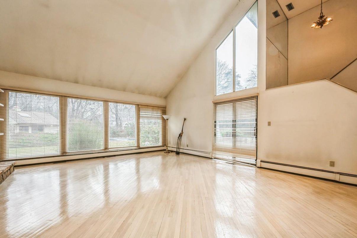Empty room, Interior, Wood Texture Flooring