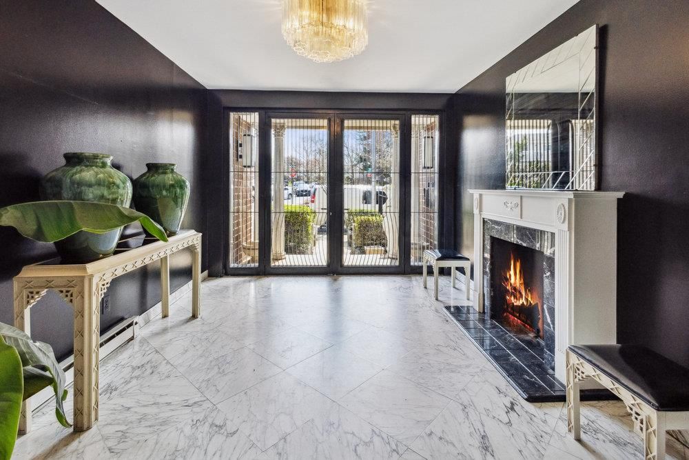 Chandelier, Fireplace, Interior, Marble