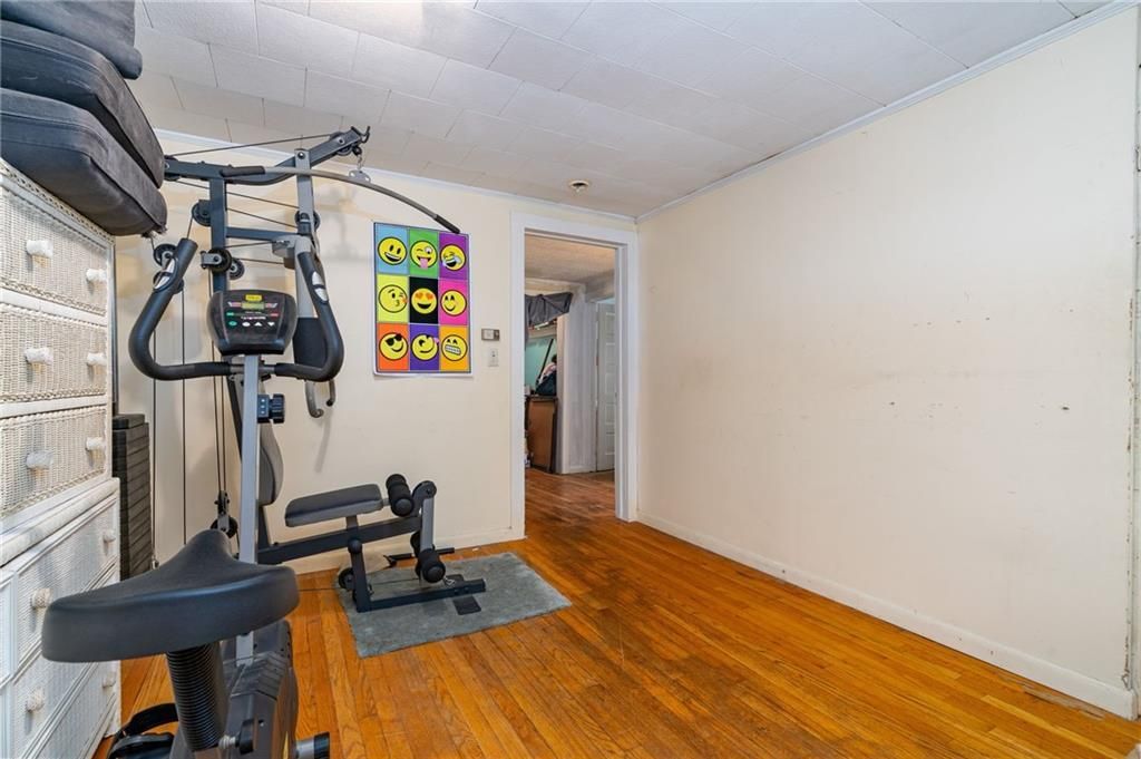 Fitness Equipment, Interior, Wood Texture Flooring