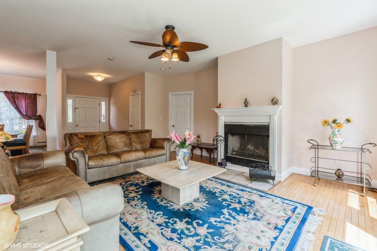 Fireplace, Interior, Living room, Wood Texture Flooring