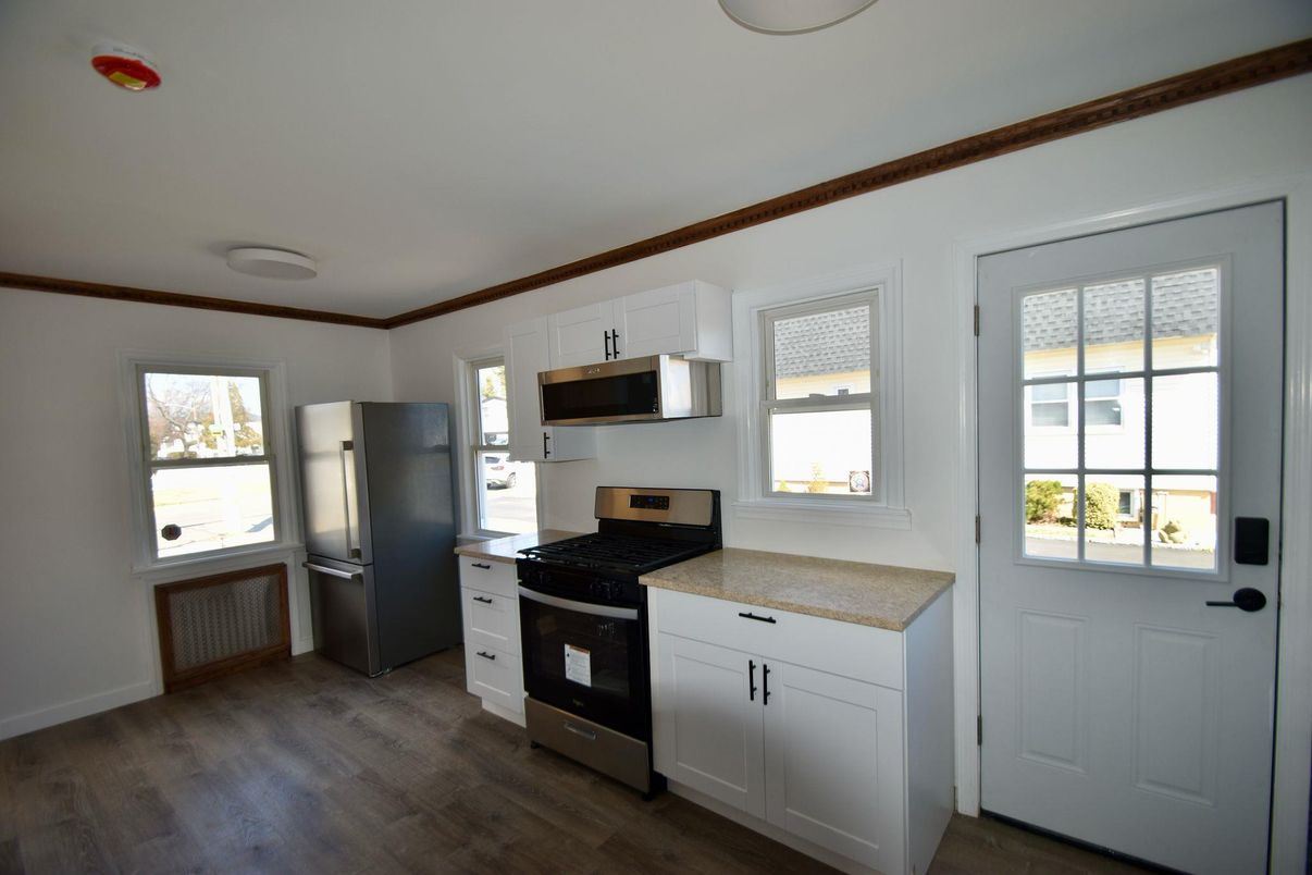 Interior, Kitchen, Wood Texture Flooring