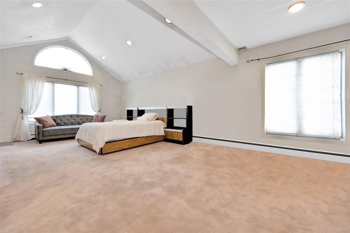 Bedroom, Interior, Recessed Lighting