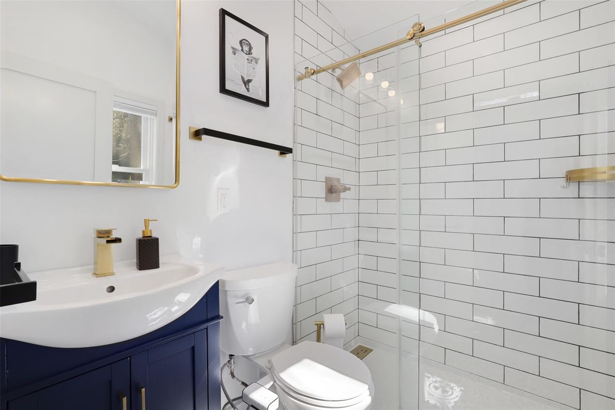Bathroom, Glass Shower, Interior