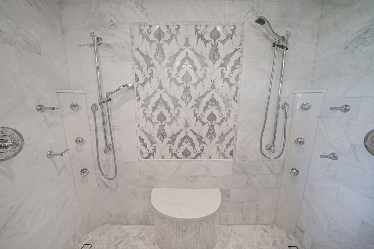 Bathroom, Interior, Marble Walls