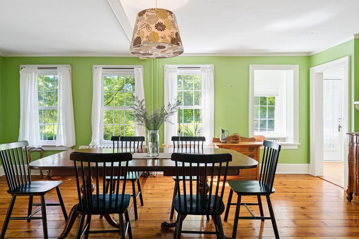Dining room, Interior, Wood Texture Flooring
