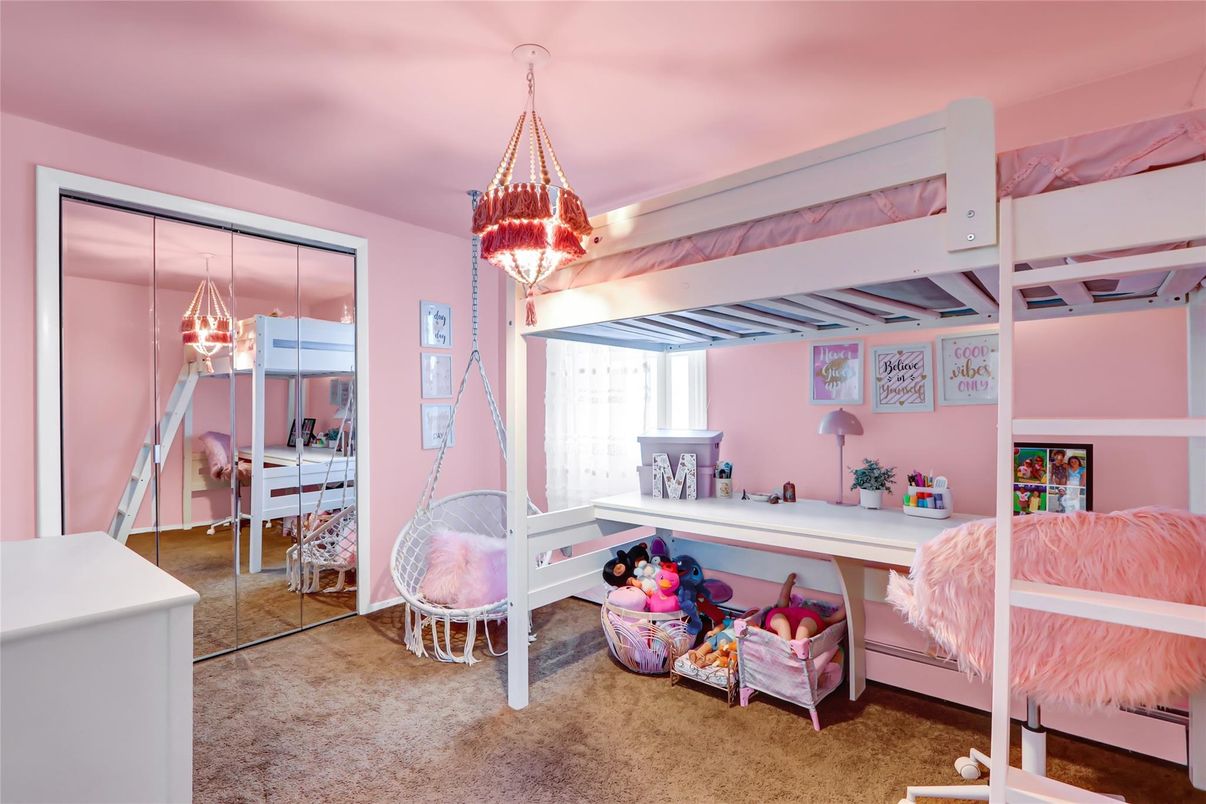 Bedroom, Chandelier, Interior