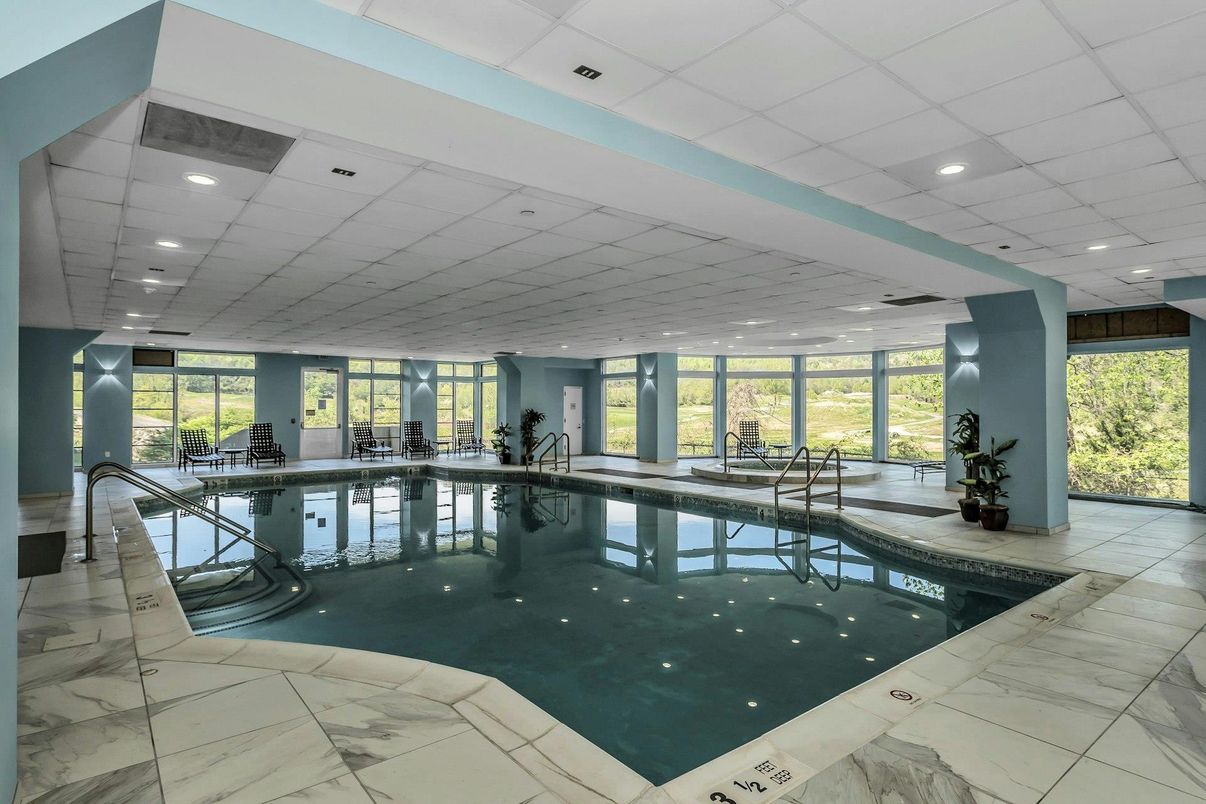 Interior, Marble, Pool, Recessed Lighting