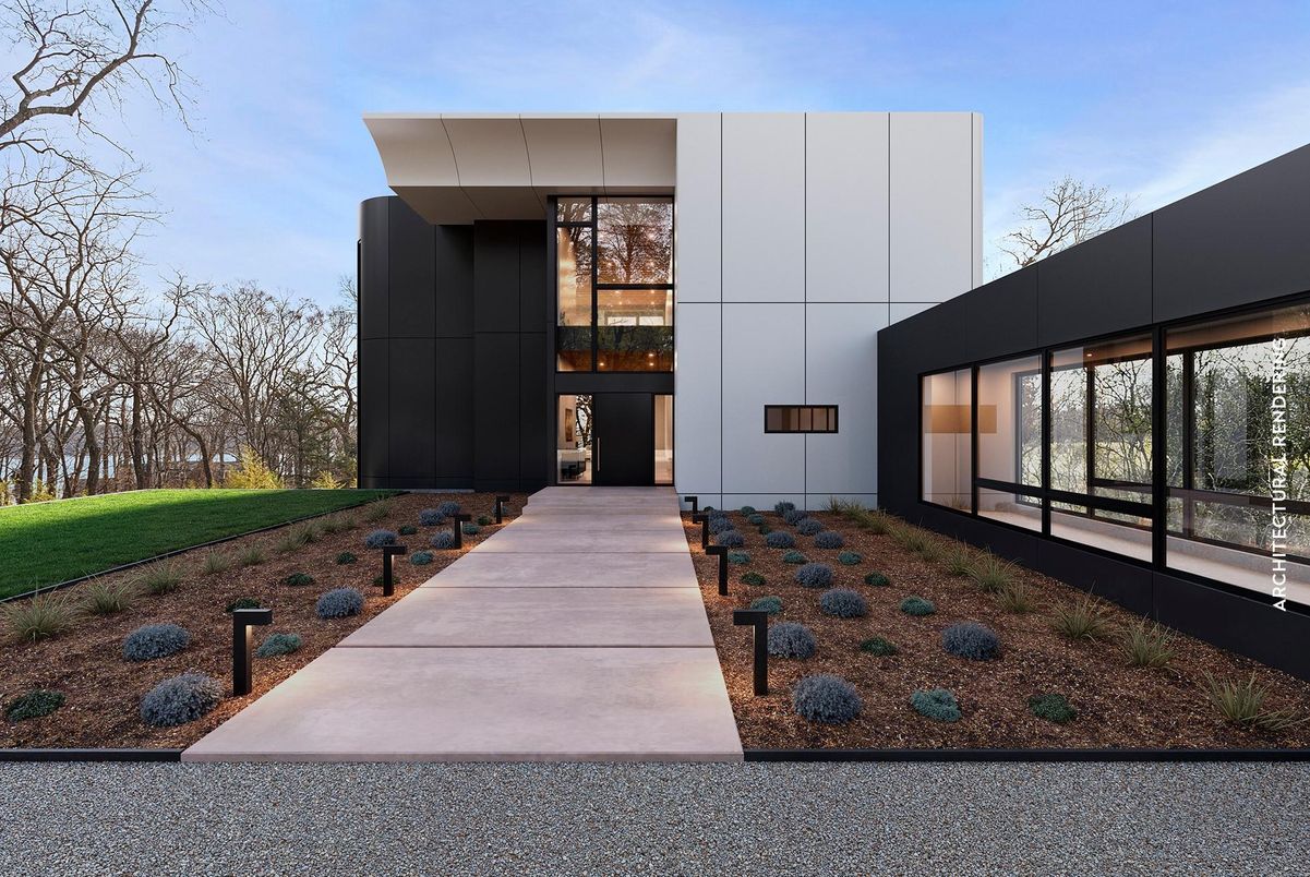 Backyard, Exterior, Facade, Modern