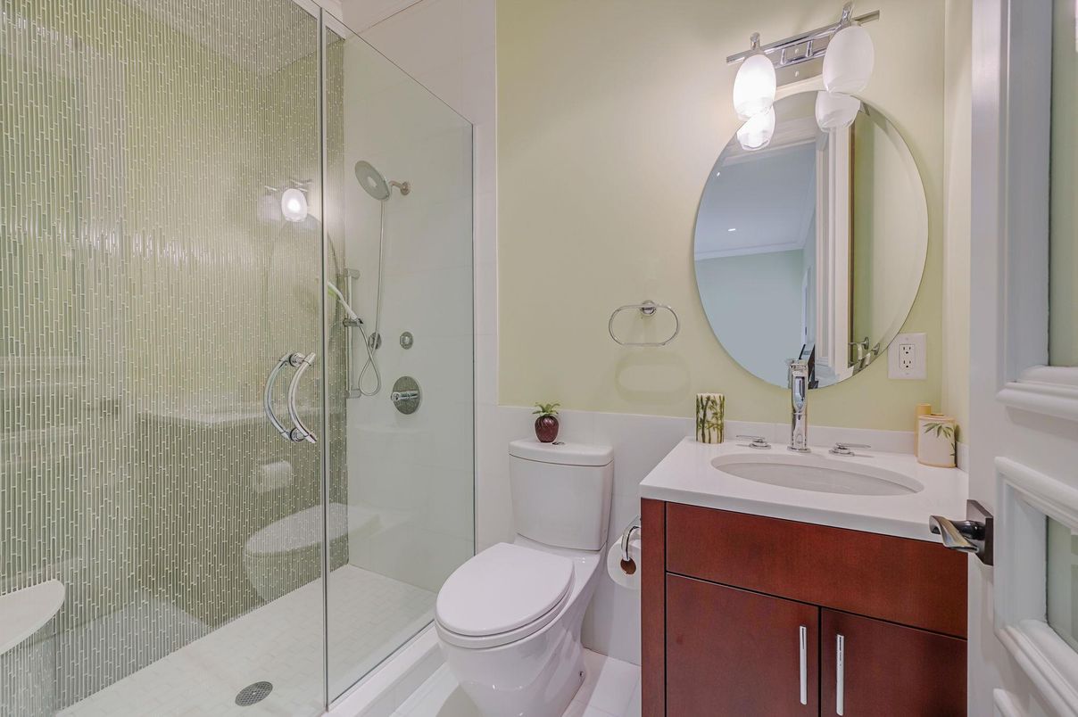 Bathroom, Glass Shower, Interior