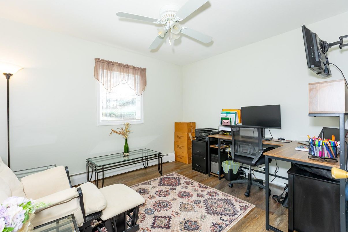 Home Office, Interior, Wood Texture Flooring