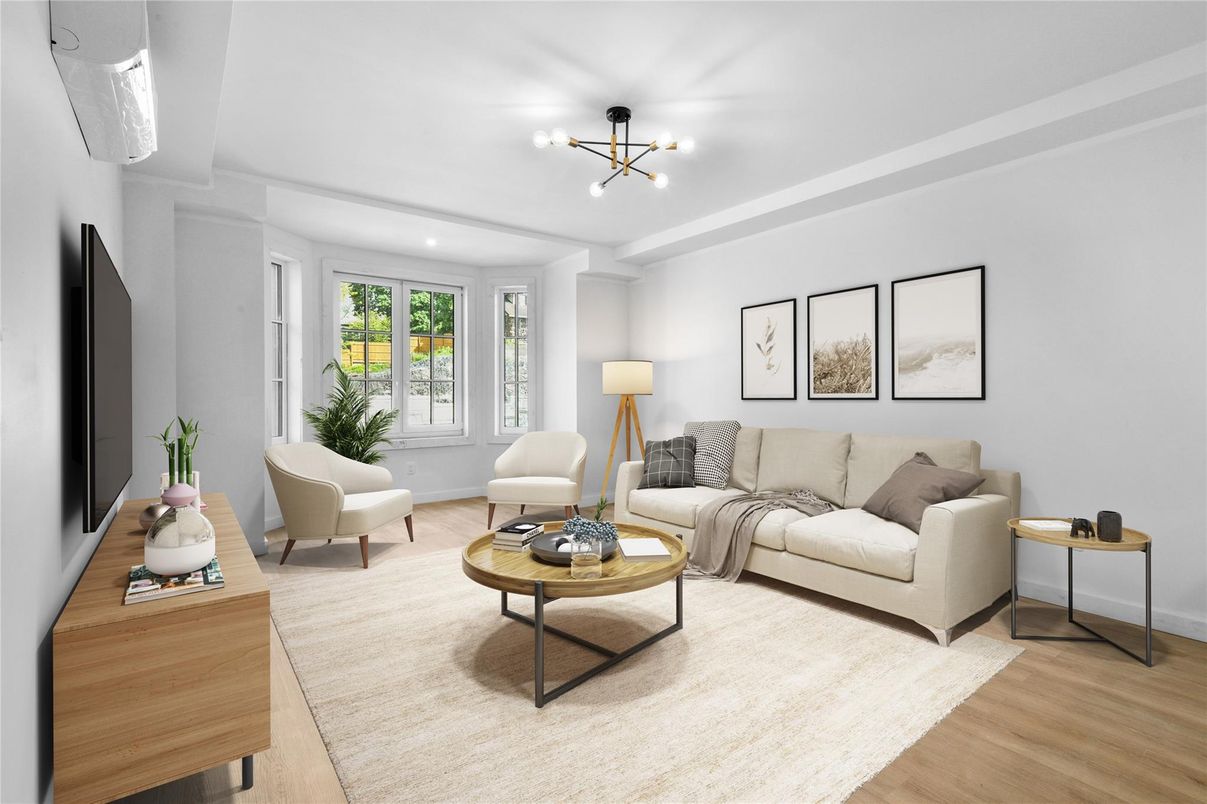 Interior, Living room, Pendant Lights, Wood Texture Flooring