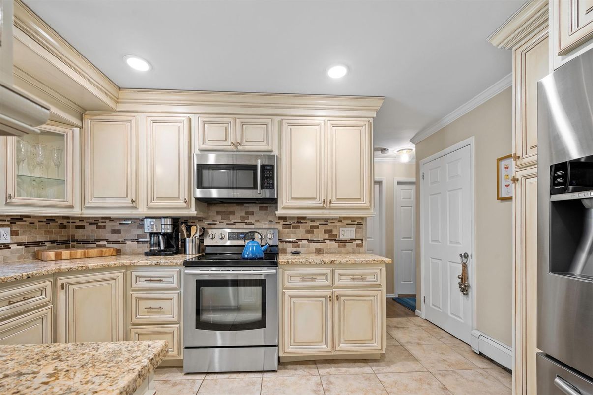 Interior, Kitchen, Recessed Lighting, Stainless Steel Appliances