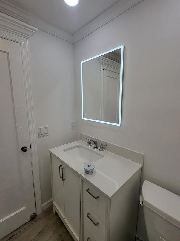 Bathroom, Interior, Wood Texture Flooring