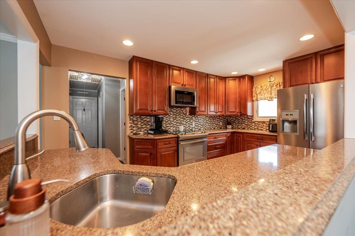 Interior, Kitchen, Recessed Lighting, Stainless Steel Appliances