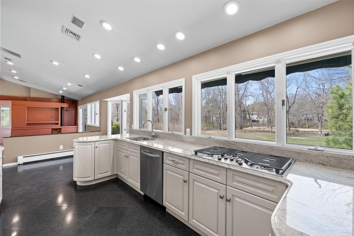 Interior, Kitchen, Recessed Lighting, Stainless Steel Appliances