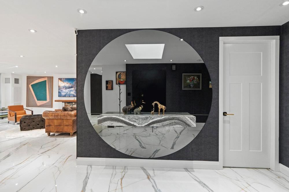 Interior, Marble, Recessed Lighting