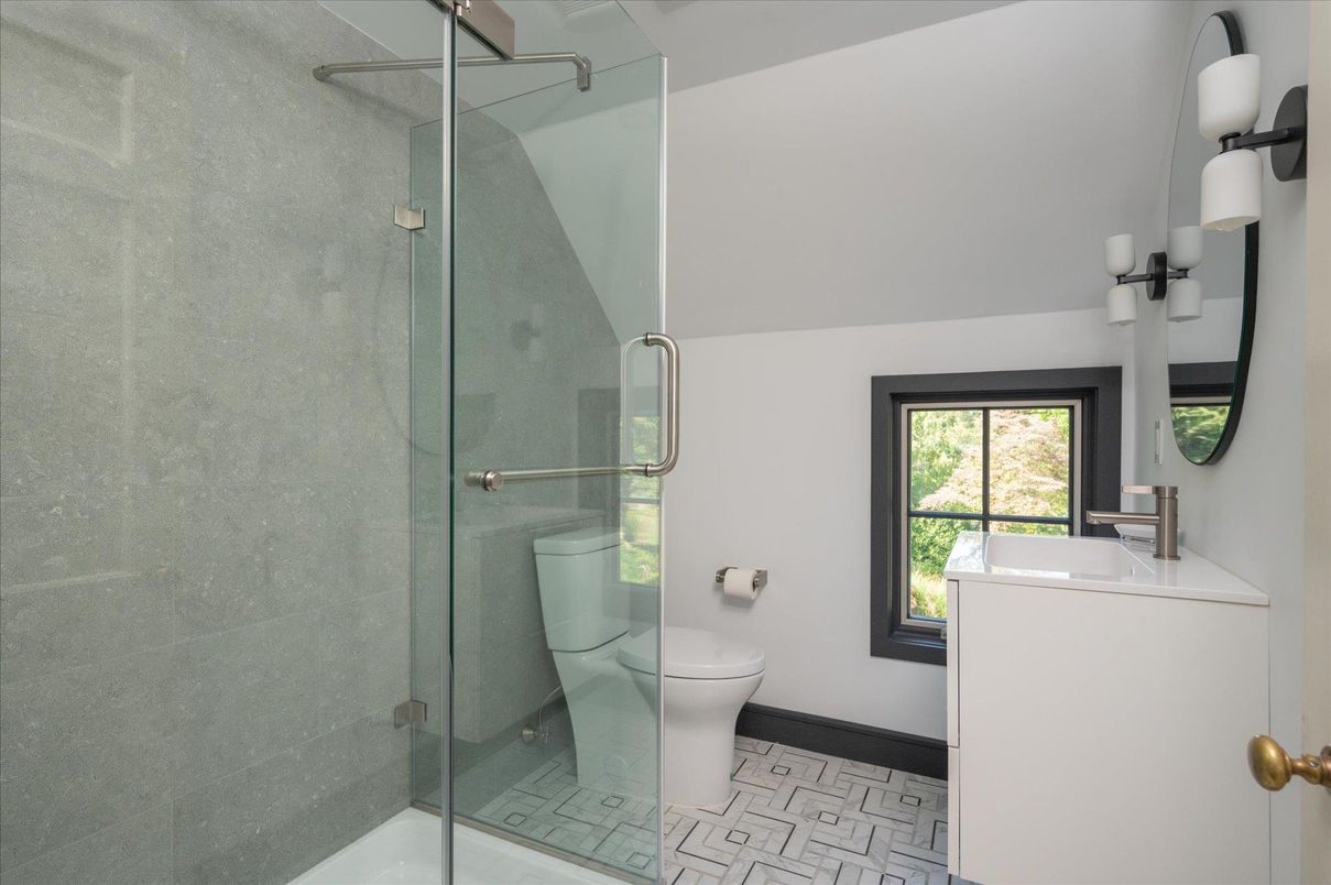 Bathroom, Glass Shower, Interior