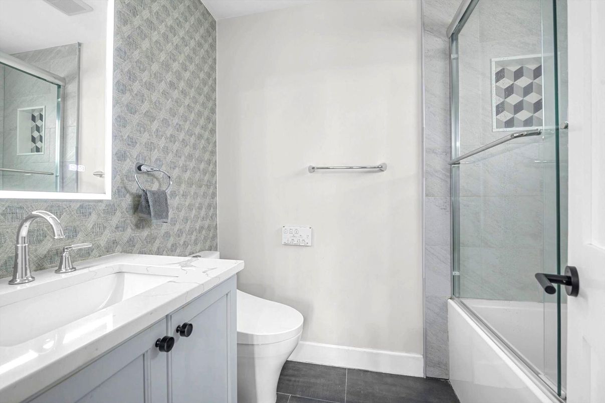 Bathroom, Glass Shower, Interior