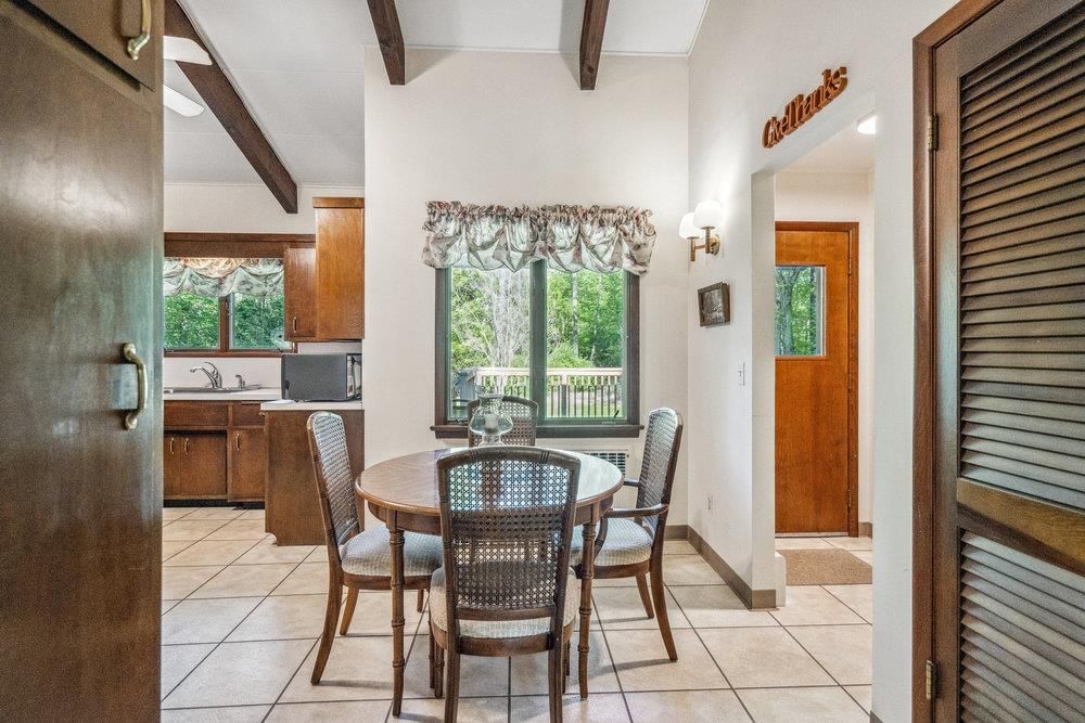 Dining room, Interior, Wooden Beams