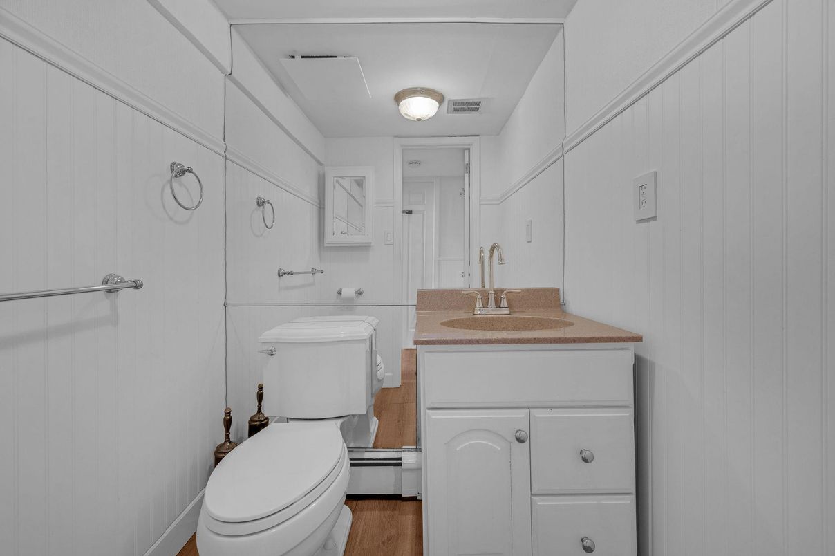 Bathroom, Interior, Wood Texture Flooring