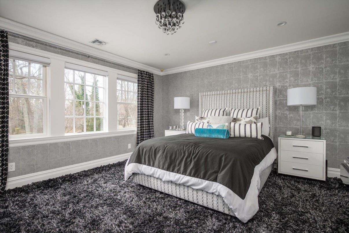 Bedroom, Interior, Recessed Lighting