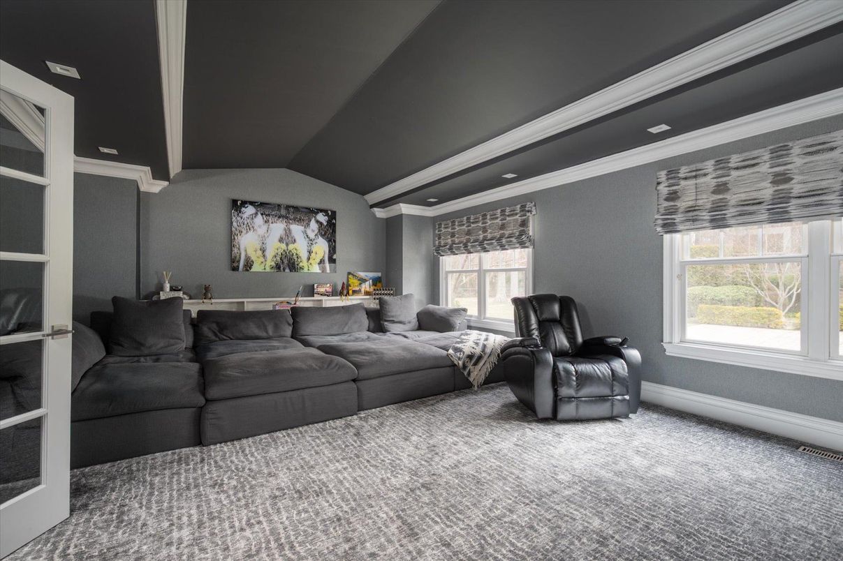 Interior, Living room, Recessed Lighting