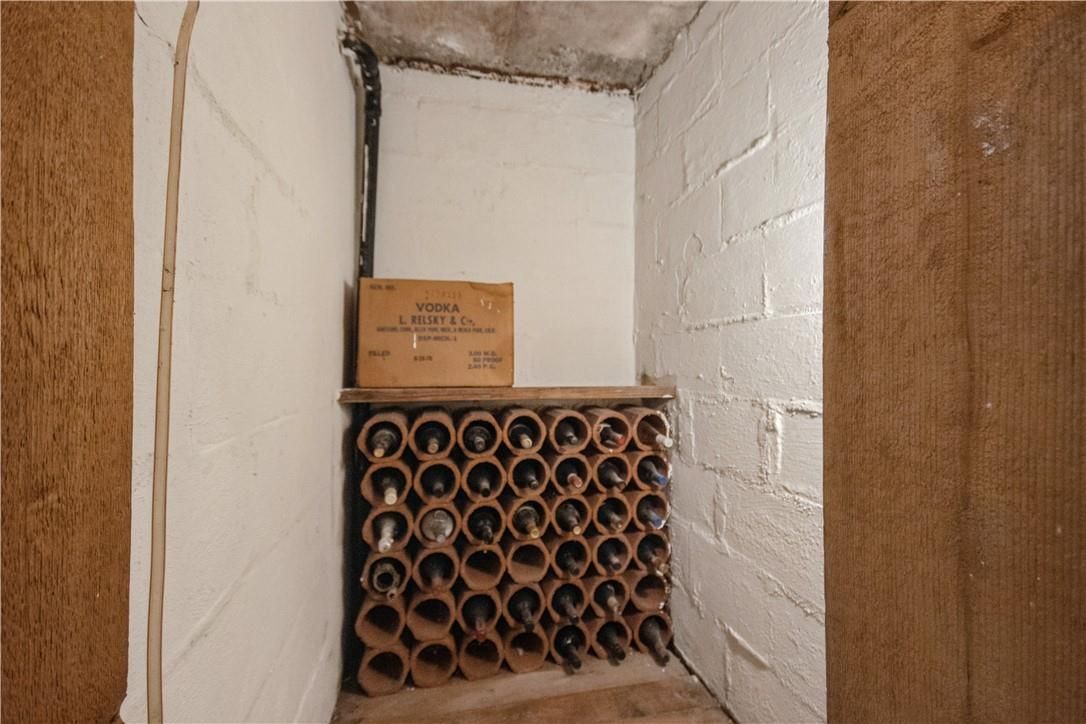 Interior, Stone Walls, Wine Storage