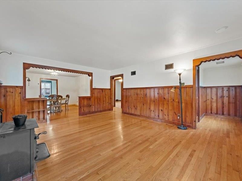 Dining room, Interior, Wood Texture Flooring